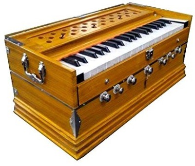 SG MUSICAL 3 1/4 Octave, Double Bellow, 39 Keys,7 Stopper FTGHARL09 3.25 Octave Hand Pumped Harmonium(Three Fold Bellow, Bass Reed, Male Reed)