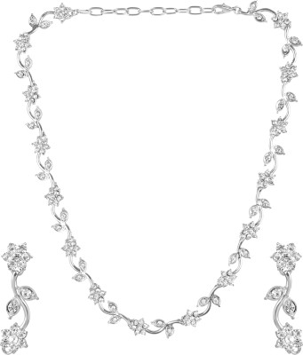 Savvy Alloy Silver Silver Jewellery Set(Pack of 1)