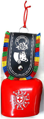 prisma collection Swiss Cow Bell Large Size (17 x 7 x 4.5) Key Chain