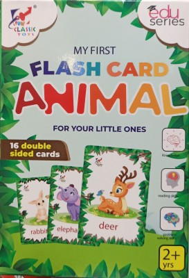 Kumar toys store Kids Learning Flash Card Number 16 Double Sided Cards(Multicolor)