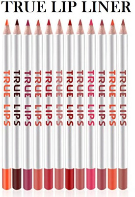 Herrlich Magic Lip liner Pencil Make Up Soft Non-dizzy Texture(MULTICOLORED)