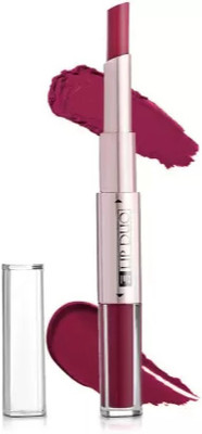 GFSU Lip-color Duo 2 In 1 Liquid Lipstick & Crayon Lipstick(BERRY WINE, 12 ml)