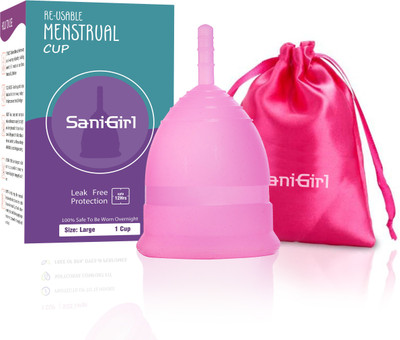 SaniGirl Large Reusable Menstrual Cup(Pack of 1)