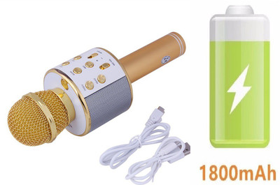 Stybits NB_WS 858 Bluetooth Mic With Speaker For Singing Color May Vary (Pack Of 1) Microphone