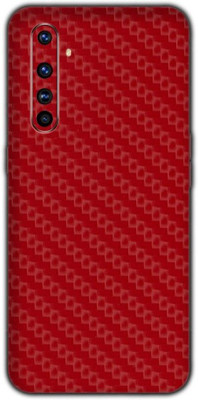 Orgic India Realme X50 Pro Mobile Skin(Carbon Red)