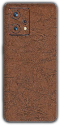 Orgic India Realme 9 Pro Mobile Skin(Red Leather)