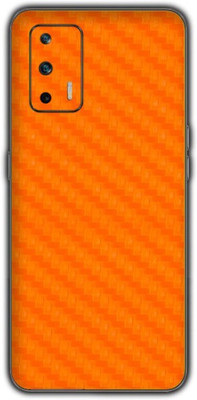 Orgic India Realme Gt Mobile Skin(Carbon Orange)
