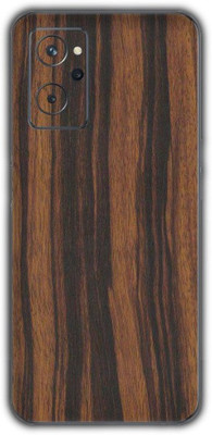 Orgic India Realme 9i Mobile Skin(Ebony Wood)