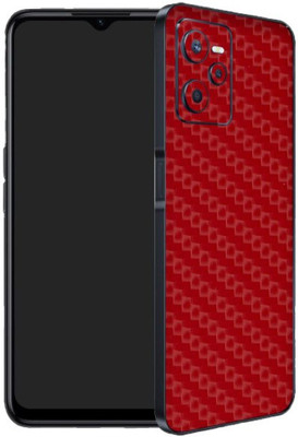 Orgic India Realme C35 Mobile Skin(Carbon Red)