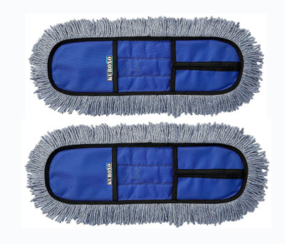 KUROXO Microfiber Wet and Dry Mop Refill Pads for 18 inch mop only (Pack of 2 Pcs) Wet & Dry Mop(Multicolor)