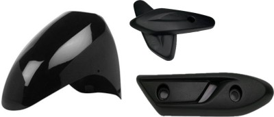 Digital Craft Front Mud Guard For Honda Activa 2018(Black)