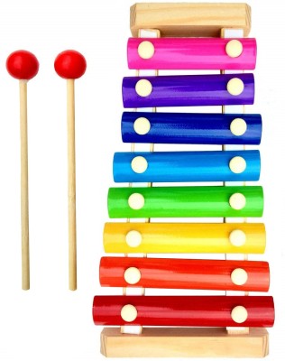 Aseenaa Wooden Xylophone Musical Toy With 8 Note, Wonderful Voice Instrument Toys(Multicolor)