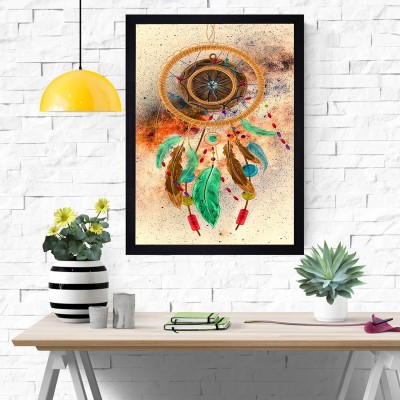 Gallery99 Abstract Dreamcatcher Texture Paper Framed Art Print Digital Reprint 19.25 inch x 1.25 inch Painting(Without Frame)