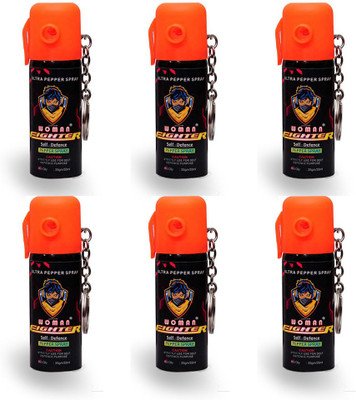 daksh-e-store Self Defence Pepper Stream Spray pack of 6 Pepper Stream Spray
