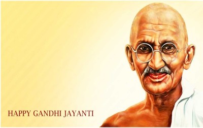 Mahatma Gandhi Flex Poster For Room Mo-2273 Photographic Paper(24 inch X 18 inch, Rolled)