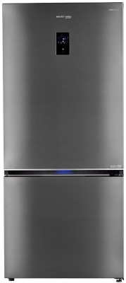 Voltas Beko 695 L Frost Free Double Door Bottom Mount 2 Star Refrigerator(Inox Look, RBM743IF)