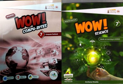 Eupheus Learning Wow Compu-Bytes Computer & Science Class 7 Combo Pack Set Of 2 Books(paperpack, Archana Shukla)