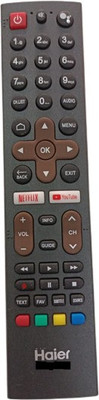 Akshita HIR01140 TV Compatible For Smart LCD LEDV Remote Control With Netflix Function HAIER Remote Controller(Brown Black)