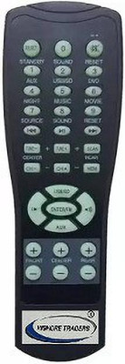 Kishore Traders COMPATIBLE REMOTE CONTROL FOR HOME THEATER F&D 900U, 900U, A111F, A555U, F2200U Remote Controller(Black, Grey)