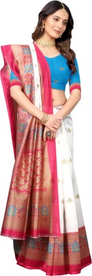 Madhumeena Printed Bollywood Art Silk Saree(Pink)