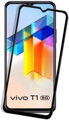 Blue Labs Edge To Edge Tempered Glass for Vivo T1 5G(Pack of 1)