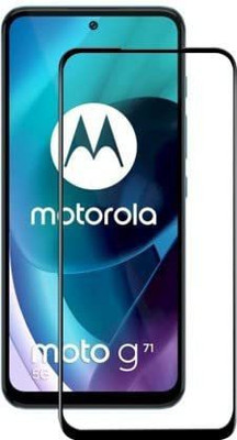 PARANDIV Edge To Edge Tempered Glass for Motorola Moto G71 5G(Pack of 1)