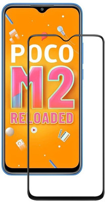 Rhino Armour Edge To Edge Tempered Glass for Poco M2 Reloaded(Pack of 1)