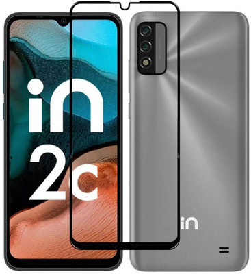 Caseline Edge To Edge Tempered Glass for Micromax IN 2C(Pack of 1)