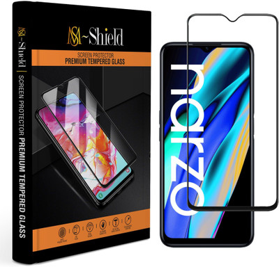 MS-Shield Edge To Edge Tempered Glass for Realme Narzo 50A Prime(Pack of 1)