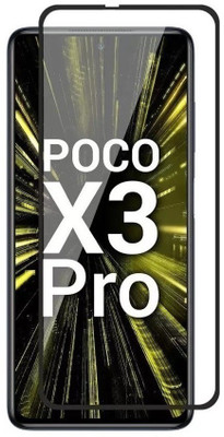 Blue Labs Edge To Edge Tempered Glass for POCO X3 Pro, POCO X3(Pack of 1)
