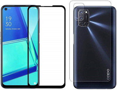 ELEF Front and Back Tempered Glass for Oppo A52(Pack of 2)