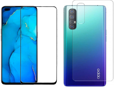 ELEF Front and Back Tempered Glass for Oppo Reno 3 Pro(Pack of 2)