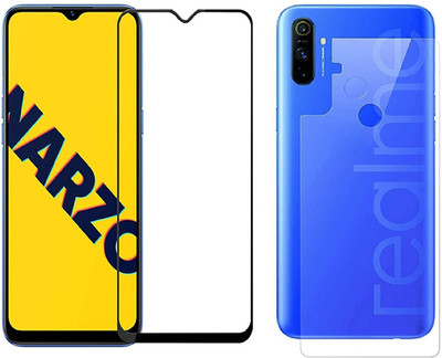 ELEF Front and Back Tempered Glass for Realme Narzo 10A(Pack of 2)