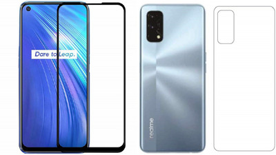 ELEF Front and Back Tempered Glass for Realme 7 pro(Pack of 2)