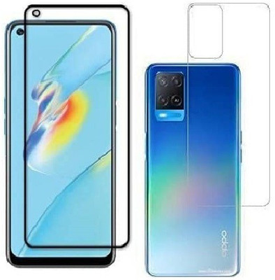 ELEF Front and Back Tempered Glass for Oppo A54(Pack of 2)