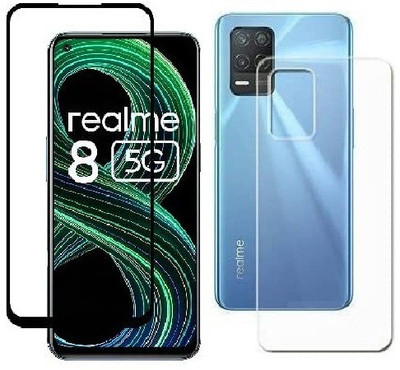 ELEF Front and Back Tempered Glass for Realme 8 5G(Pack of 2)