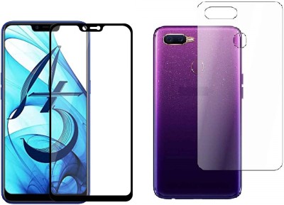 VOSKI Front and Back Tempered Glass for Oppo A5(Pack of 2)