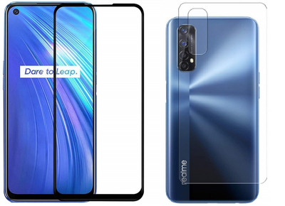 ELEF Front and Back Tempered Glass for Realme 7(Pack of 2)