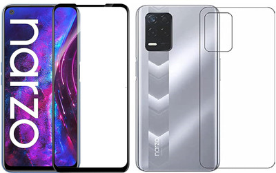 ELEF Front and Back Tempered Glass for Realme Narzo 30 5G(Pack of 2)