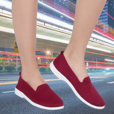 action Flyknit Comfort Rani01 Sneakers For Women(Red , 6)