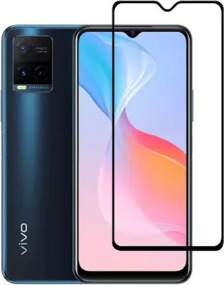 SM Styles Edge To Edge Tempered Glass for vivo Y21e(Pack of 1)