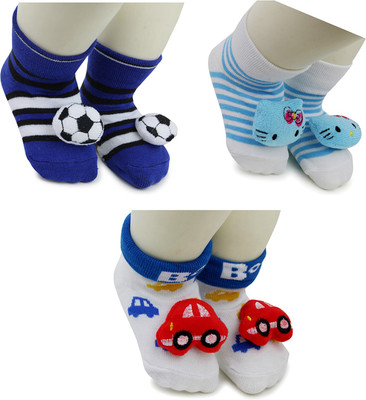 Neska Moda Baby Boys & Baby Girls Printed, Animal Print Ankle Length(Pack of 3)