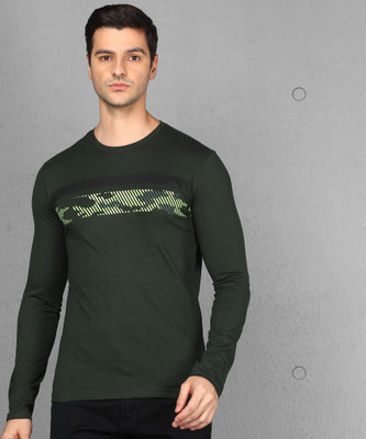 METRONAUT Graphic Print Men Round Neck Dark Green T-Shirt