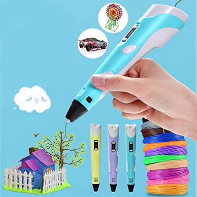 Sahaj Enterprise 3D Printing Pen with LCD Display PLA Filament Refills 3D Printer Pen