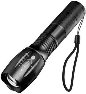 DMCEF T-650 XLM Cree Led torch light 5 modes Torch(Black, 5 cm, Rechargeable)