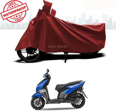 THE REAL ARV Waterproof Two Wheeler Cover for TVS(Ntorq 125, Brown)