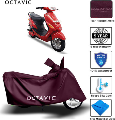 AUTOCAD Waterproof Two Wheeler Cover for Hero(E Sprint, Maroon)