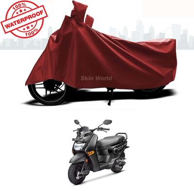 THE REAL ARV Waterproof Two Wheeler Cover for Honda(Cliq, Brown)