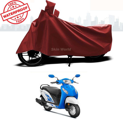 THE REAL ARV Waterproof Two Wheeler Cover for Honda(Activa i, Brown)
