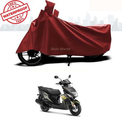 Mdstar Waterproof Two Wheeler Cover for Yamaha(Ray ZR, Brown)